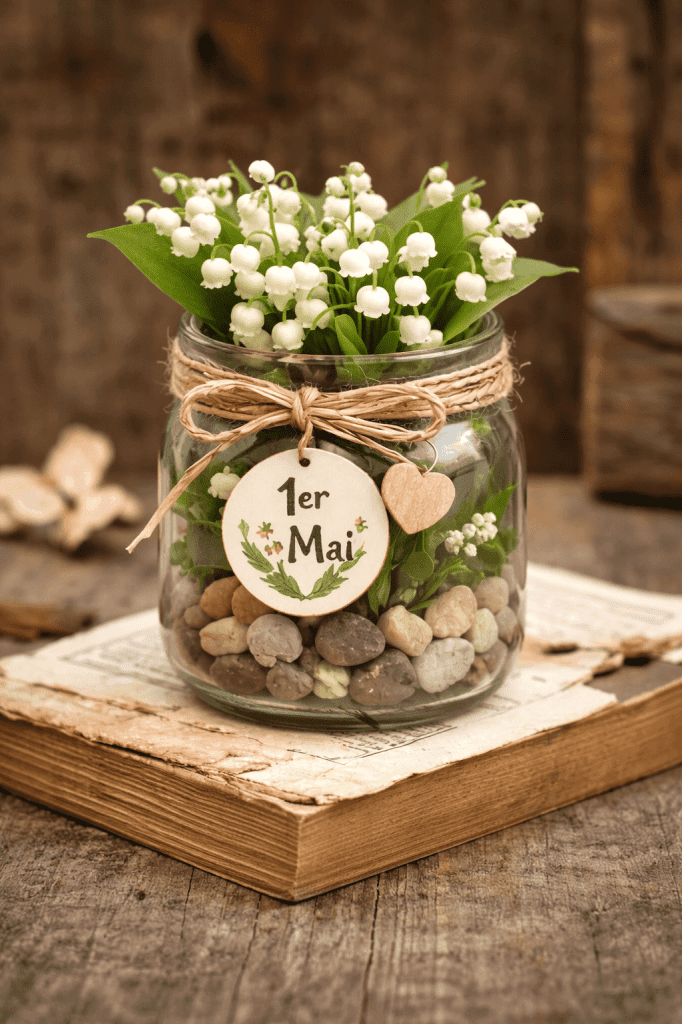 Transformez le pot en une jolie déco pour le 1er mai ?