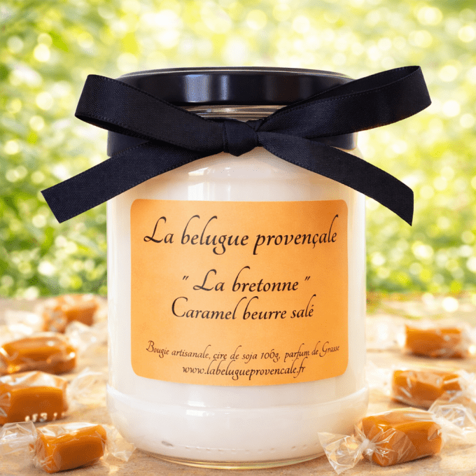 Bougie Caramel beurre salé "La bretonne"