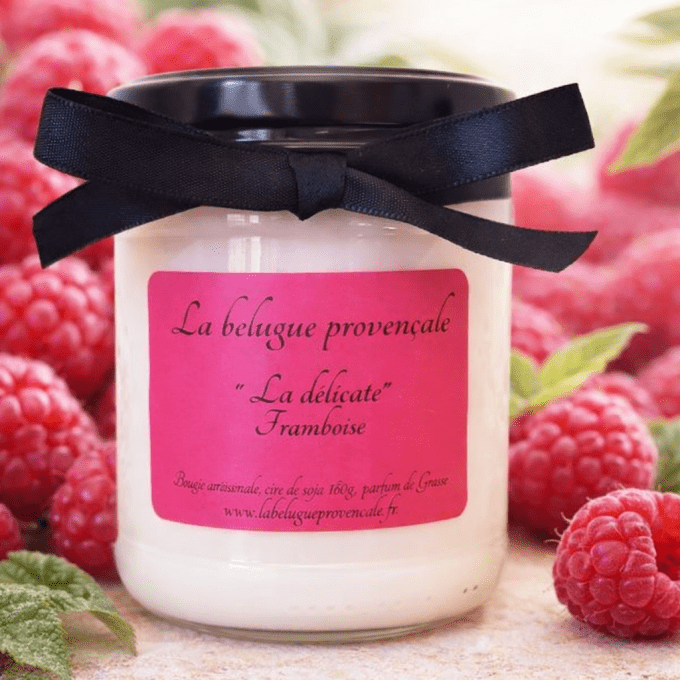 Bougie Framboise "La délicate"