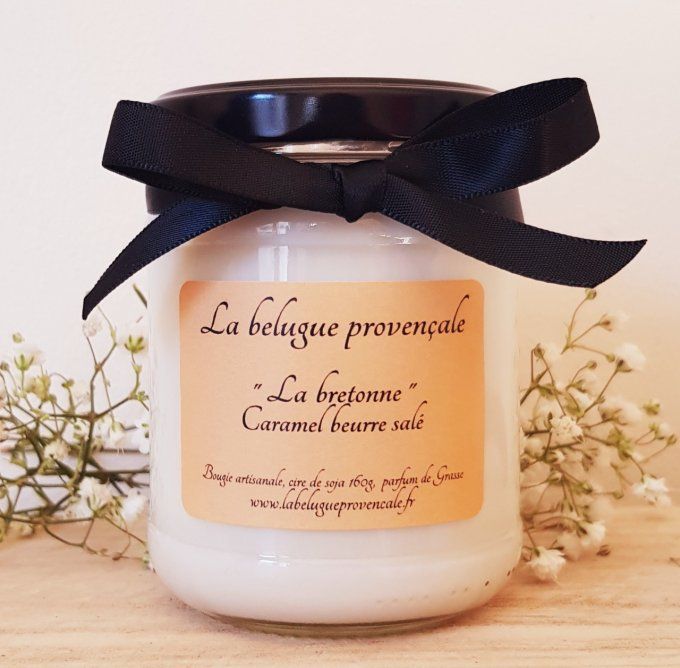 Bougie Caramel beurre salé "La bretonne"