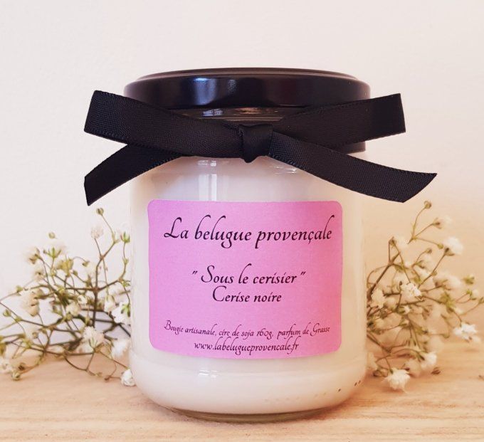 Bougie Cerise noire "Sous le cerisier"