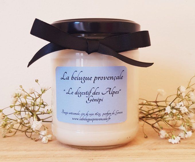 Bougie Génépi "Le digestif des Alpes"