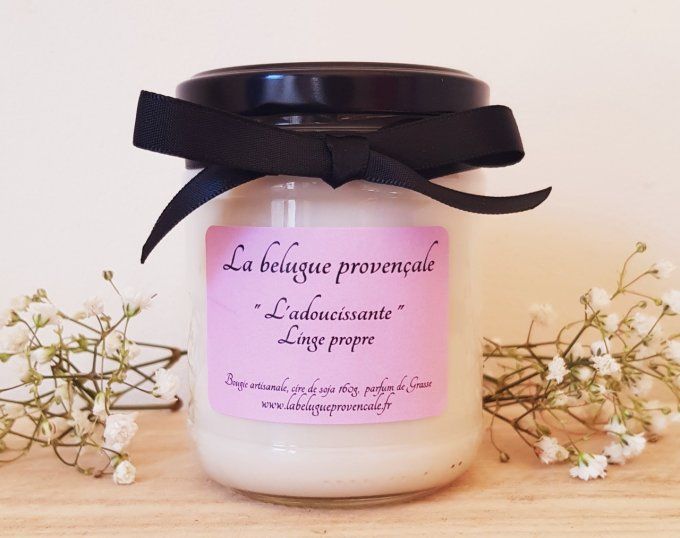 Bougie Linge propre "L'adoucissante"