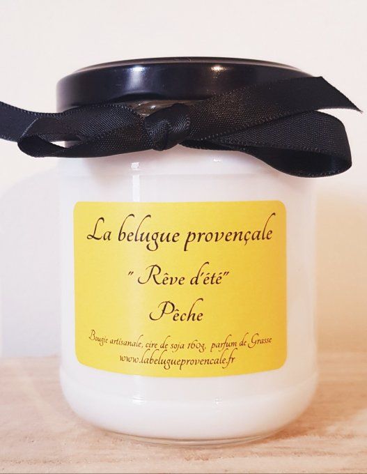 Bougie Pêche "Rêve d'été"