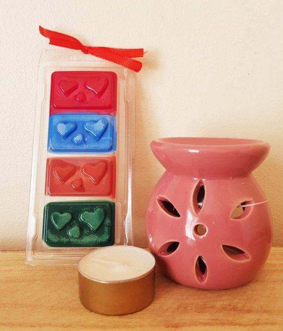 Coffret Fête des mères "Élégance Fleurie" Rose