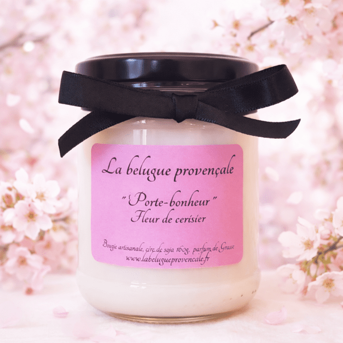 Bougie Fleur de cerisier "Porte-bonheur"