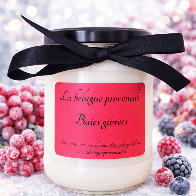 Bougie Baies givrées