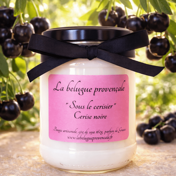 Bougie Cerise noire "Sous le cerisier"