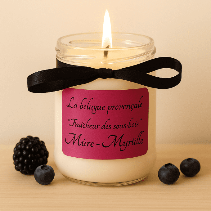 Bougie Mûre et Myrtille "Fraicheur des sous-bois"