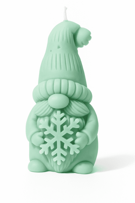 Bougie Gnome Vert