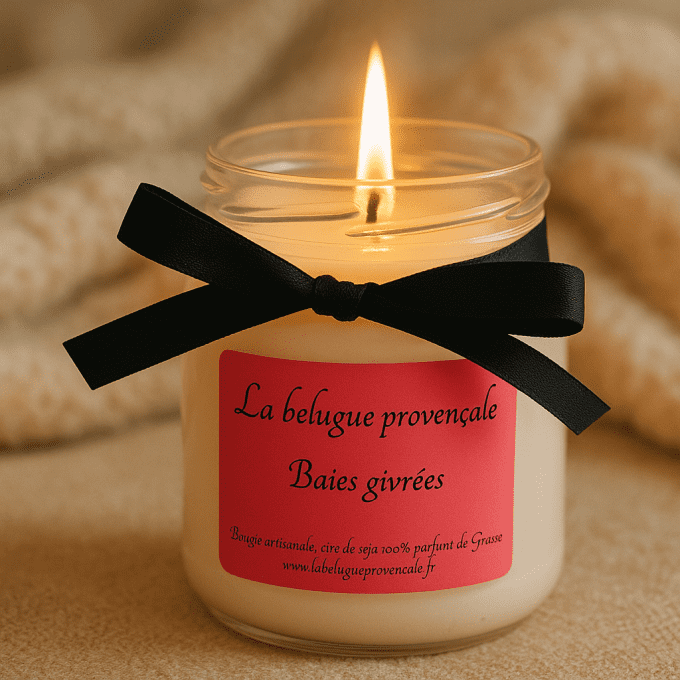 Bougie Baies givrées