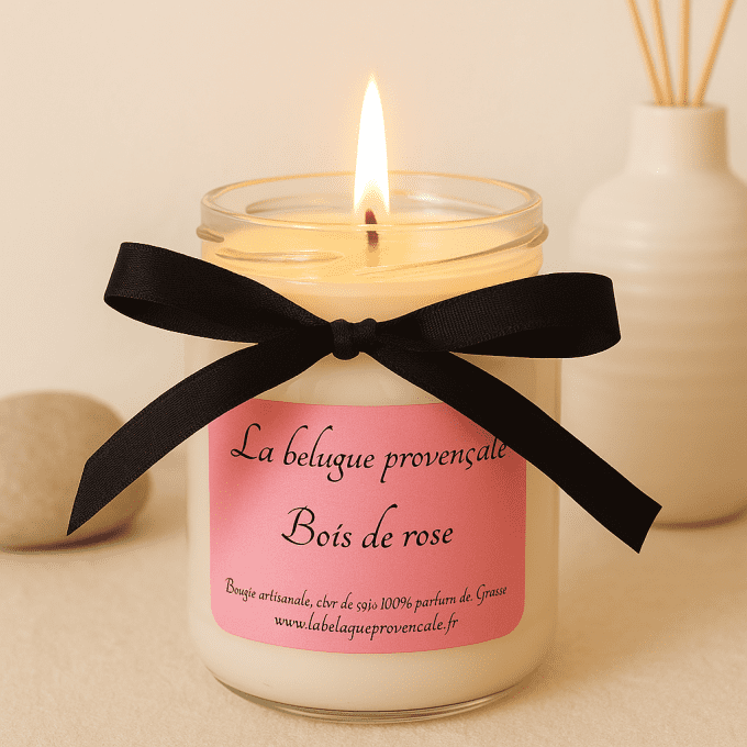 Bougie Bois de rose
