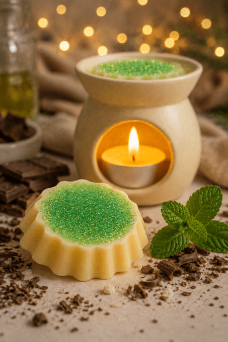 Fondant parfumé Menthe et chocolat
