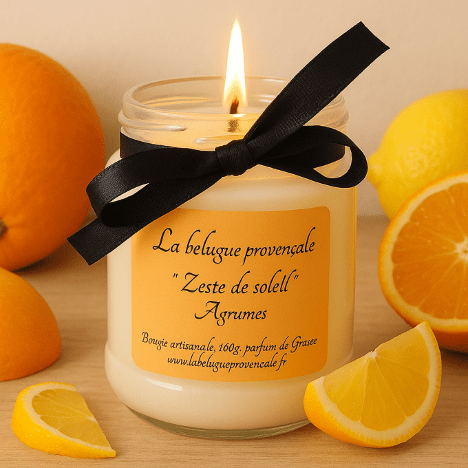 Bougie Agrumes "Zeste de soleil"
