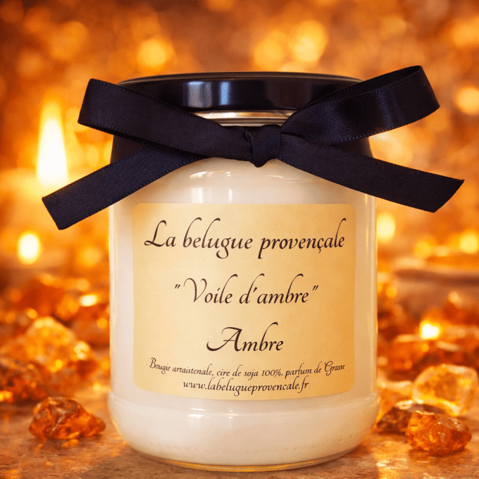 Bougie Ambre "Voile d'ambre"