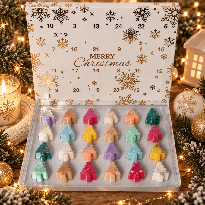 Calendrier de l'Avent fondants parfumés 