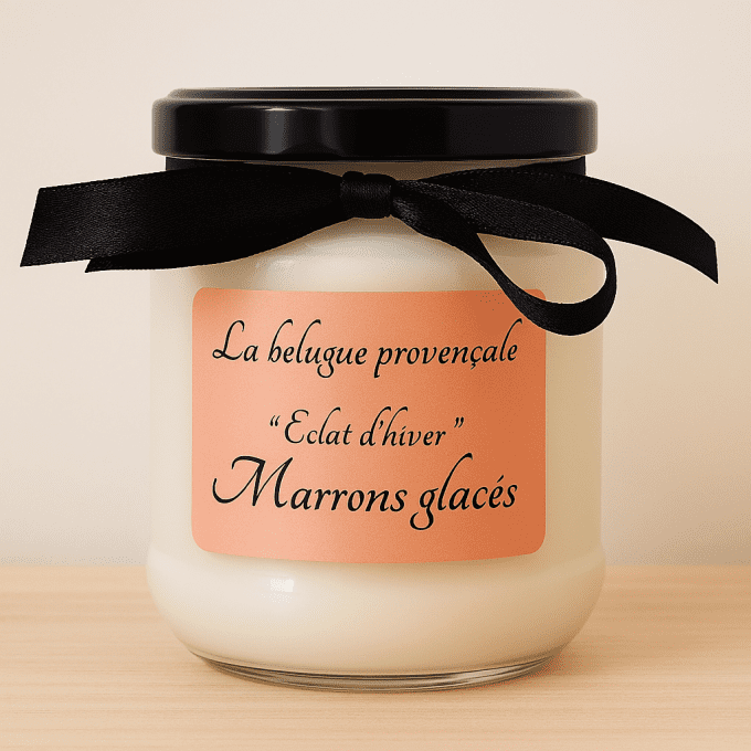 Bougie Marrons glacés "Eclat d'hiver" 