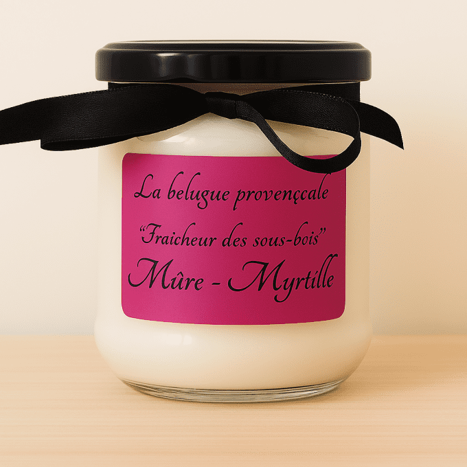 Bougie Mûre et Myrtille "Fraicheur des sous-bois"