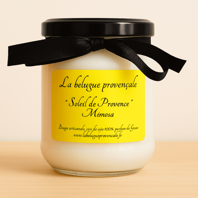 Bougie Mimosa "Soleil de Provence" 