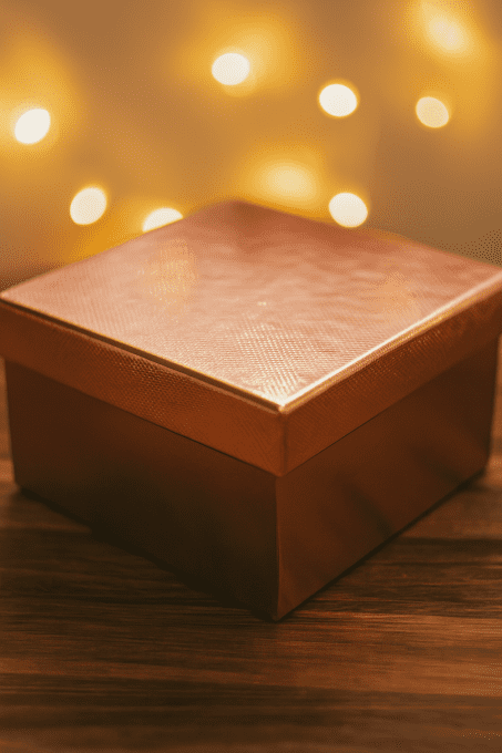 Boite cadeau rose