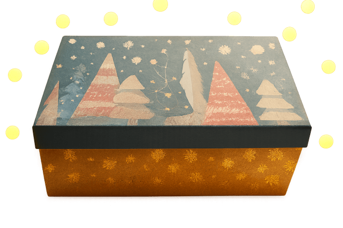 Boite cadeau Noel    