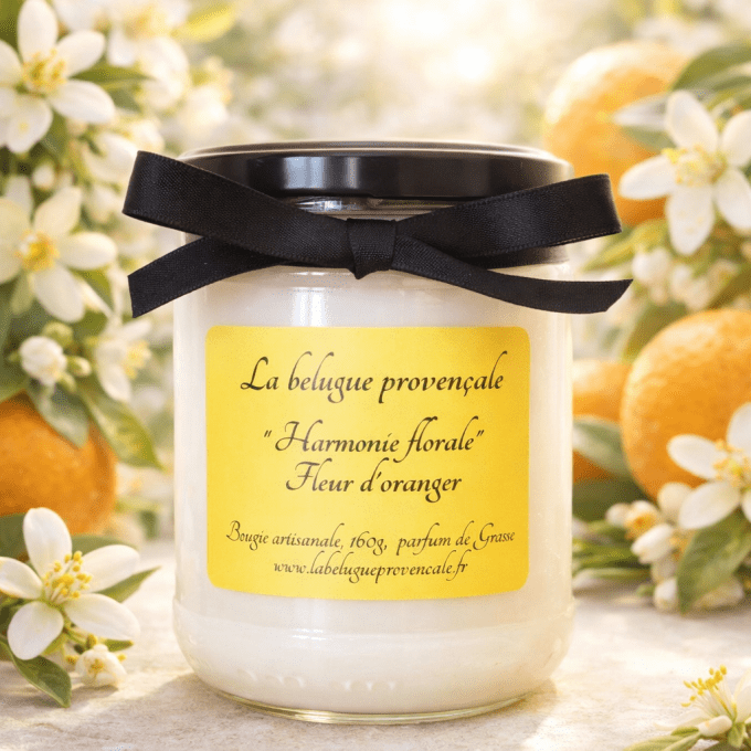 Bougie Fleur d'oranger "Harmonie florale"