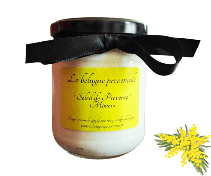 Bougie Mimosa "Soleil de Provence" 