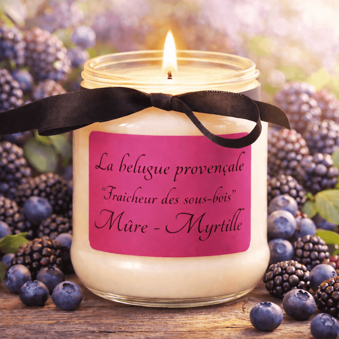 Bougie Mûre et Myrtille "Fraicheur des sous-bois"