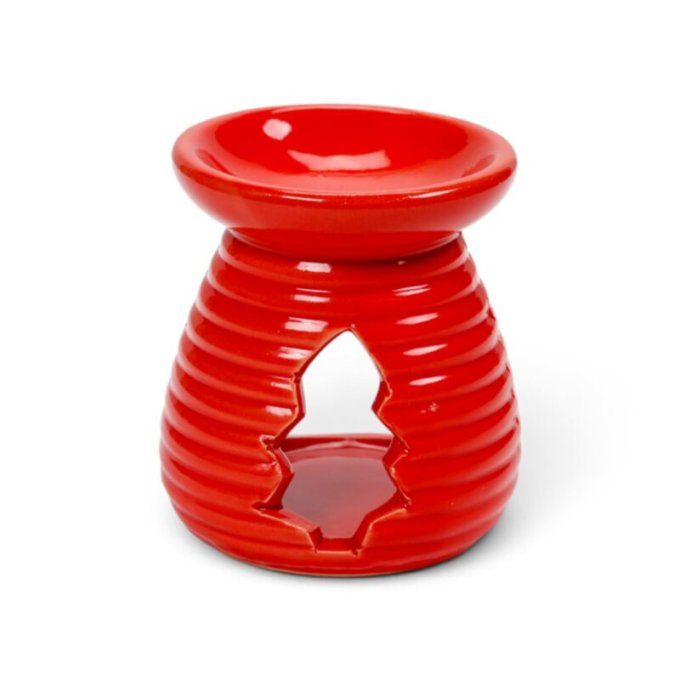 Brûle-parfum Sapin de Noël rouge